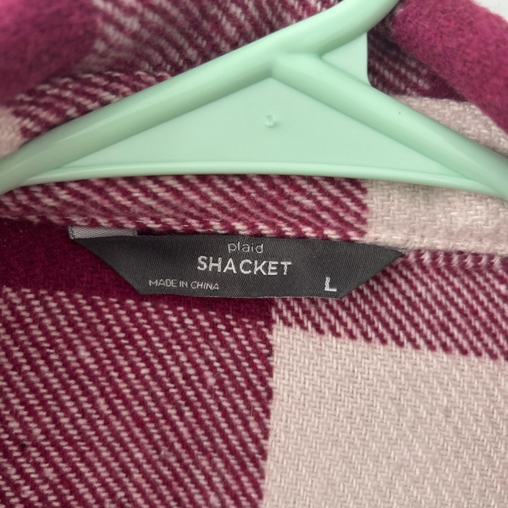 Pink Buffalo Check Shacket Jacket - image 3